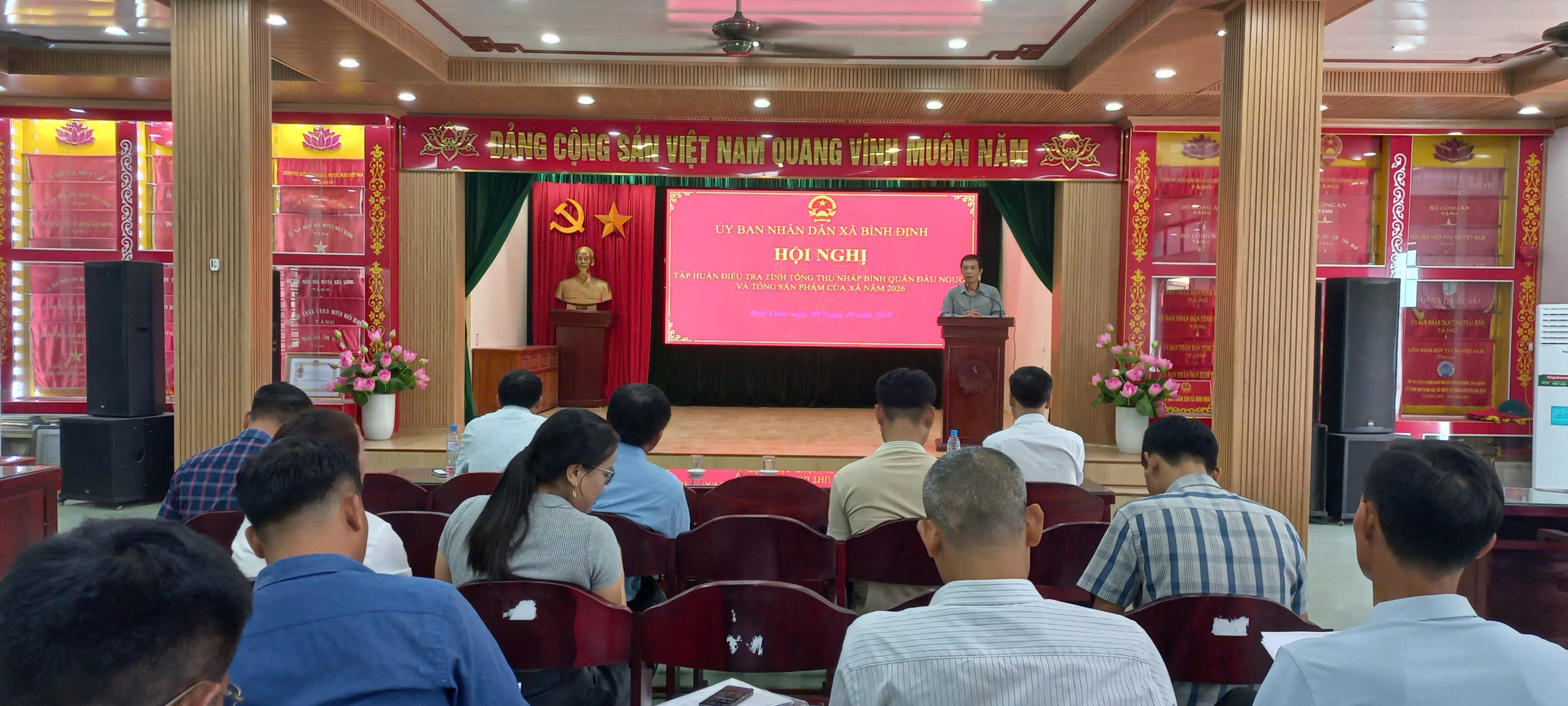 Bình Định: Tập huấn điều tra tổng thu nhập bình quân đầu người  và tổng sản phẩm năm 2026